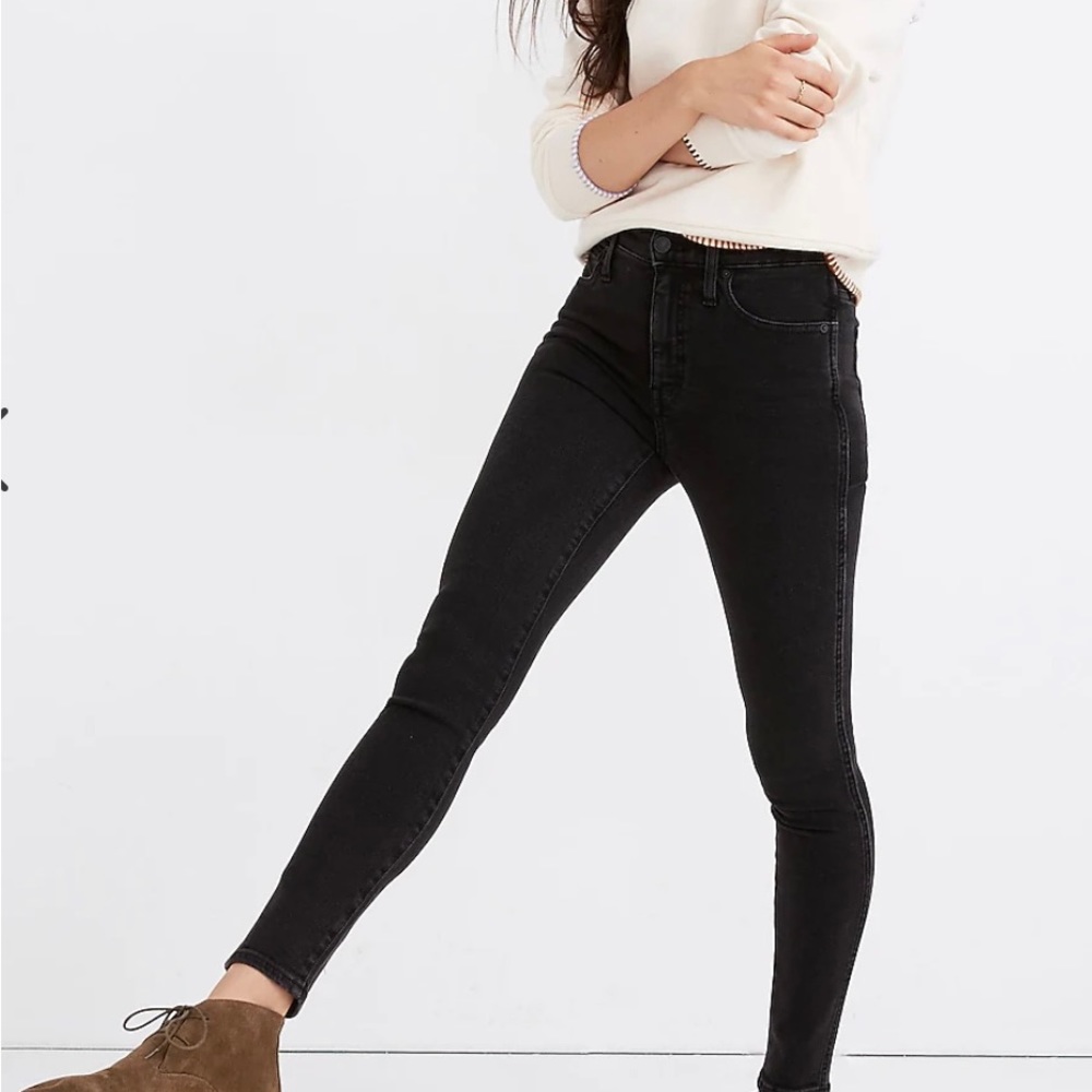 NWT Madewell 10 inch rise skinny jeans in Starkey wash size 24P